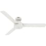 Hunter Presto 52" 3 Blade Hanging Indoor Ceiling Fan with Wall Control Matte White