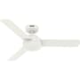 Hunter Presto 44" 3 Blade Hanging Indoor Ceiling Fan with Wall Control Matte White