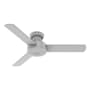 Hunter Presto 44" 3 Blade Hugger Indoor Ceiling Fan with Wall Control Dove Grey