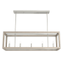 Hunter Squire Manor 5 Light 40" Wide Taper Candle Style Chandelier Brushed Nickel