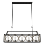 Hunter Stone Creek 5 Light 44" Wide LED Linear Chandelier French Oak