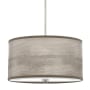 Hunter Solhaven 2 Light 14" Wide Pendant with Polystyrene and Paper Veneer Overlay Glass Shade Light Gray Oak