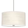 Hunter Solhaven 3 Light 19" Wide Pendant with Polystyrene and Paper Veneer Overlay Glass Shade Bleached Alder