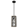 Hunter Gablecrest 5" Wide Mini Pendant French Oak