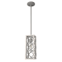Hunter Gablecrest 5" Wide Mini Pendant Distressed White