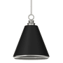 Hunter Klein 3 Light 16" Wide Pendant with Metal Shade Brushed Nickel