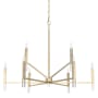 Hunter Sunjai 9 Light 40" Wide Taper Candle Style Chandelier Alturas Gold