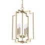 Hunter Zoanne 4 Light 14" Wide Taper Candle Pendant Alturas Gold
