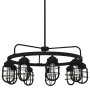 Hunter Starklake 9 Light 35" Wide Ring Chandelier Natural Iron