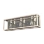 Hunter Squire Manor 3 Light 25" Wide Bathroom Vanity Light Brushed Nickel