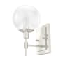 Hunter Xidane 10" Tall Bathroom Sconce Brushed Nickel