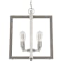 Hunter Woodburn 4 Light 19" Wide Chandelier Brushed Nickel