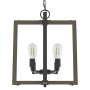 Hunter Woodburn 4 Light 19" Wide Chandelier Noble Bronze
