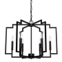 Hunter Zoanne 6 Light 24" Wide Taper Candle Style Chandelier Matte Black
