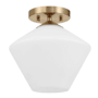 Hunter Celestial Valley 10" Wide Flush Mount Ceiling Fixture Alturas Gold