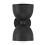 Hunter Erling 2 Light 10" Tall Wall Sconce Matte Black
