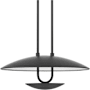 Hunter Sunset Ridge 18" Wide LED Pendant Matte Black