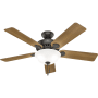 Hunter Pro's Best 52" 5 Blade Indoor LED Ceiling Fan Noble Bronze