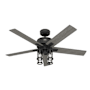 Hunter Astwood 52" 5 Blade Indoor LED Ceiling Fan Matte Black