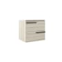 ICO Bath Accent 24" Wide Single Basin Vanity Set with Cabinet and Stone Composite Vanity Sink Top White Oak