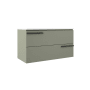 ICO Bath Accent 36" Wide Single Basin Vanity Set with Cabinet and Stone Composite Vanity Sink Top Sage Green