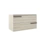 ICO Bath Accent 36" Wide Single Basin Vanity Set with Cabinet and Stone Composite Vanity Sink Top White Oak