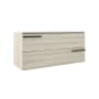 ICO Bath Accent 48" Double Wall Mounted Vanity Cabinet - Less Vanity Top White Oak