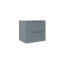 ICO Bath Coda 24" Single Wall Mounted Vanity Cabinet - Less Vanity Top Steel Blue