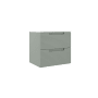 ICO Bath Coda 24" Single Wall Mounted Vanity Cabinet - Less Vanity Top Sage Green Ripple