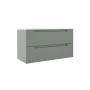 ICO Bath Coda 36" Single Wall Mounted Vanity Cabinet - Less Vanity Top Sage Green Ripple