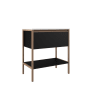 ICO Bath Tempo 32" Single Free Standing Vanity Cabinet - Less Vanity Top Matte Black