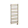 ICO Bath Tuzio Avento 19-1/2"W x 47-1/2"H 120 V Plug-In Steel Towel Warmer PVD Brushed Bronze