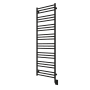 ICO Bath Tuzio Sorano 19-1/2"W x 64"H 110-120V Plug-In Stainless Steel Towel Warmer Matte Black