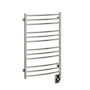 ICO Bath Tuzio Laveno 19-1/2"W x 31"H 120 V Plug-In Steel Towel Warmer Polished Nickel
