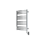 ICO Bath Tuzio Laveno 23-1/2"W x 31"H 120 V Plug-In Steel Towel Warmer Chrome