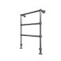 ICO Bath Tuzio Woodstock 26-1/2"W x 37"H Electric Plug-In Steel Towel Warmer Chrome
