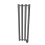 ICO Bath Tuzio Rosendal 10-1/2"W x 37-1/2"H 120 V Plug-In Steel Towel Warmer Brushed Nickel