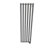 ICO Bath Tuzio Rosendal 16-1/2"W x 59"H 120 V Plug-In Steel Towel Warmer Brushed Nickel