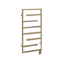 ICO Bath Tuzio Vasto 23-1/2"W x 47-1/2"H 120 V Plug-In Steel Towel Warmer PVD Brushed Bronze