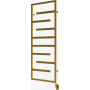 ICO Bath Tuzio Vasto 23-1/2"W x 64"H 120 V Plug-In Steel Towel Warmer PVD Brushed Gold