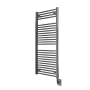 ICO Bath Tuzio Savoy 19"W x 47-1/2"H Hydronic Steel Towel Warmer Chrome