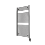ICO Bath Tuzio Savoy 23-1/2"W x 47-1/2"H Hydronic Steel Towel Warmer Chrome