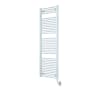 ICO Bath Tuzio Savoy 23-1/2"W x 66-1/2"H Hydronic Steel Towel Warmer White