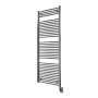 ICO Bath Tuzio Savoy 23-1/2"W x 66-1/2"H Hydronic Steel Towel Warmer Chrome