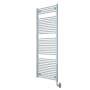 ICO Bath Tuzio Savoy 29-1/2"W x 66-1/2"H Hydronic Steel Towel Warmer White