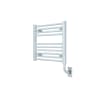 ICO Bath Tuzio Savoy 23-1/2"W x 19"H Hydronic Steel Towel Warmer White