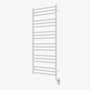 ICO Bath Tuzio Avento 19-1/2"W x 47-1/2"H Hydronic Steel Towel Warmer Matte White