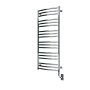 ICO Bath Tuzio Laveno 23-1/2"W x 47-1/2"H Hydronic Steel Towel Warmer Chrome