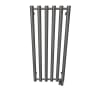 ICO Bath Tuzio Rosendal 16-1/2"W x 37-1/2"H Hydronic Steel Towel Warmer Brushed Nickel
