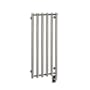 ICO Bath Tuzio Rosendal 16-1/2"W x 37-1/2"H Hydronic Steel Towel Warmer Polished Nickel